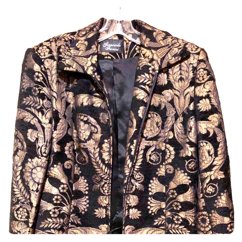 Giancarlo Ferrari Size 8 zipper jacket